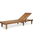 Outdoor Wooden Chaise Lounge - From Where -