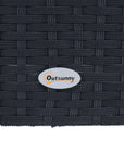 Outsunny 4 Piece Wicker Patio Furniture Set - From Where -