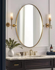 Oval Pivoting Vanity Mirror - From Where -