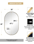 Oval Vanity Mirror - From Where -