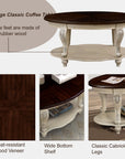 Oval Wood Coffee Table - From Where -