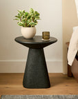 Ozetta Concrete Side Table - From Where -