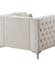 Paige Accent Chair Ivory - From Where -