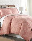 Paisley Reversible Duvet Cover Set with Shams - From Where -