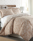 Paisley Reversible Duvet Cover Set with Shams - From Where -