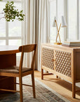 Palmdale Woven Door Console Natural - From Where -