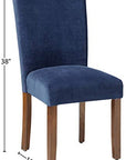 Parsons Classic Velvet Dining Chair (Set of 2) - From Where -