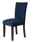 Parsons Classic Velvet Dining Chair (Set of 2) - From Where -