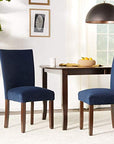 Parsons Classic Velvet Dining Chair (Set of 2) - From Where -