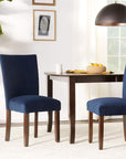 Parsons Classic Velvet Dining Chair (Set of 2) - From Where -