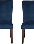 Parsons Classic Velvet Dining Chair (Set of 2) - From Where -