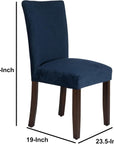 Parsons Classic Velvet Dining Chair (Set of 2) - From Where -