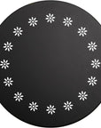 Patio Side Table with Flower Cut Outs - From Where -
