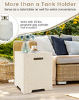 Patio Terrazzo Fire Pit Table - From Where -
