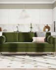 Pera 84'' Upholstered Velvet Sofa - From Where -
