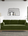 Pera 84'' Upholstered Velvet Sofa - From Where -