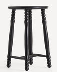 Pierre Turned Wood Counter Stool - From Where -