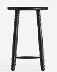 Pierre Turned Wood Counter Stool - From Where -