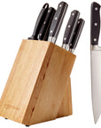 Pine Wood Knife Block Set - From Where -