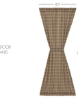 Plaid Cotton Farmhouse Curtains - From Where -