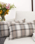 Plaid Throw Pillowcase (Set of 2) - From Where Finds -