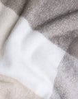 Plaid Wool Alpaca Throw - From Where Finds -