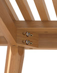 Plank+Beam Entryway Bench, Wooden End of Bed Bench for Bedroom, Mid - Century Modern Square Bench for Hallway, Living Room, Indoor, Porch, 41.25", Pecan - From Where -