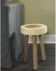 Plantation Wood Stool - From Where -