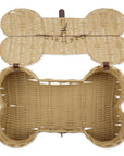 Plastic Wicker Pet Toy Storage Basket - From Where -