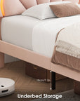Platform Bed Frame with LED Light - From Where -