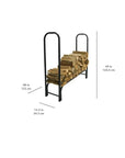 Pleasant Hearth LS932 - 48 4 - Ft 32 - mm Steel Log Rack - From Where -