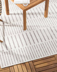 Poolside Offset Stripe Area Rug - From Where -