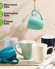 Porcelain Coffee Mugs (Set of 6) - From Where -
