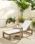 Portside Chaise Lounge & Side Table Set - From Where -
