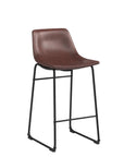 PU Leather Bar Stools (Set of 2) - From Where -