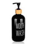 Pump Glass Mouthwash Container - From Where -