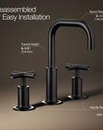 Purist Widespread Bathroom Faucet - From Where -