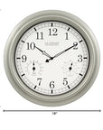 Quartz Indoor/Outdoor Wall Clock - From Where -