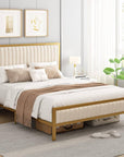 Queen Metal Bed Frame with Headboard - From Where -