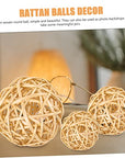 Rattan Balls Home Decor 3pcs - From Where -