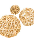Rattan Balls Home Decor 3pcs - From Where -