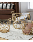 Rattan Open Weave Storage Basket (Set of 2) - From Where -