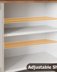 Rattan Storage Cabinet with Doors - From Where -