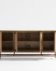 Rattan Storage Media Console - From Where -