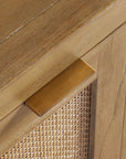 Rattan Storage Media Console - From Where -