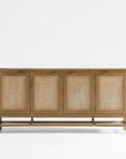 Rattan Storage Media Console - From Where -