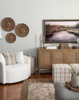 Rattan Storage Media Console - From Where -