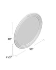 Rattan Wall Mirror - From Where -