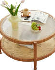 Rattan Woven Coffee Table - From Where -