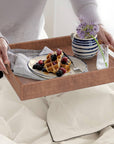 Rectangle Serving Tray with Hole Handle - From Where -